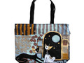 Shopper sac Rosina Wachtmeister "Flowers and Stripes"