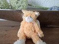 Peluche chat ange jaune