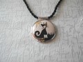 Rosina Wachmeister collier avec amulette en porcelaine "Tino"