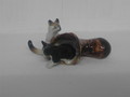 Miniature "Deux chats jouant avec botte"