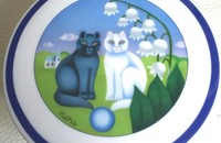 Boîte en porcelaine chats Kathia