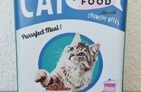 Nostalgic Art chats Boîte en fer Crunchy Bites