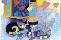 Essuie-verres Rosina Wachtmeister "Flying hearts"