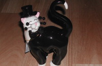 WhimsiClay Chat "WEDDED BLISS GROOM"