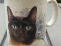 Tasse avec tête de chat I