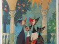 Rosina Wachtmeister carte pliante chats Aristogatti