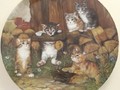 Assiette de collection "Heure de gymnastique"