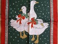 Linge de cuisine oies "Holly Geese"