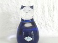 Chat bleu et transparent en verre ART GLAS