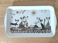 Rosina Wachtmeister plateau chats "Cats Sepia"