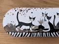 Rosina Wachtmeister Etui à lunettes chats Cats Sepia