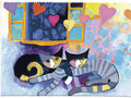 Essuie-verres Rosina Wachtmeister "Flying hearts"