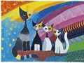 Essuie-verres Rosina Wachtmeister "Under the rainbow"