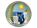 Rosina Wachtmeister petite assiette 2021 chat "Il gatto e il mare"