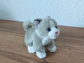 Peluche chat gris 2