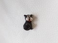 Broche petit chat noir 