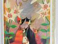 Rosina Wachtmeister carte pliante chats Lilies