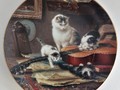 Assiette de collection chats String Quartet