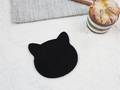  6 Sous-verres tête de chat noir