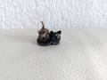 Miniature chat et chaton en pate Fimo 