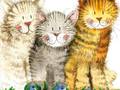 Alex Clark Dessous de verre chat Three amigos