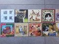 10 Serviettes différentes avec des chats I