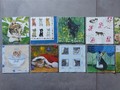 10 Serviettes différentes avec des chats II
