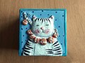 Boîte en carton chat JINGLE BELLS