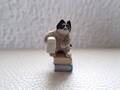 Miniature chat assis sur 2 livres