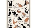 Linge de cuisine Dubout chats Chat'titudes