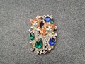 Broche chats vintage barock