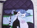 Protège-mains Rosina Wachtmeister "Wedding" bleu