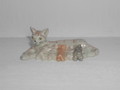 Miniature Chat avec 5 chatons