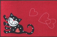 Tapis passage chats "Romeo in Love" lavable