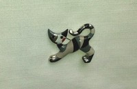 Broche Rosina Wachtmeister "Gina" argent