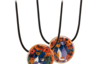 Rosina Wachtmeister chats collier 2018 "Papavera"