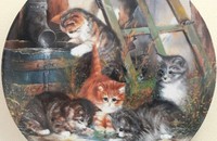 Assiette de collection "Jeu d'eau"