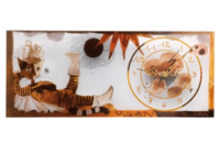 Rosina Wachtmeister Arte Grafica horloge murale 2019 "Gatto con stivali"