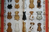 Linge de cuisine chiots "Puppies in waiting"