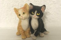 Couple de chatons assis III
