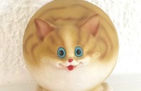 Tirelire chat ballon