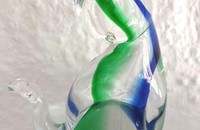 Chat en verre Murano