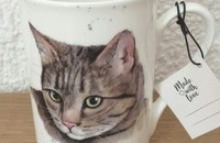 Tasse mug avec chat tigré