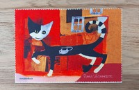 Essuie-verres Rosina Wachtmeister chat "Ivano with mouse"