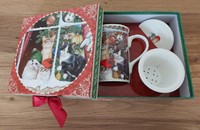 Tisanière Tasse à thé avec chats Noël