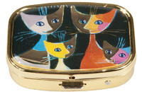 Boîte à pilules Rosina Wachtmeister "Famille chats"