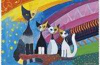 Essuie-verres Rosina Wachtmeister "Under the rainbow"