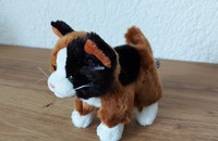 Peluche chat brun-noir 2