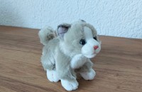 Peluche chat gris 2