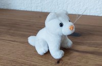 Petite peluche chat blanc